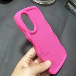 Custodia per telefono Soft TPU con cornice ricurva vibrante - Cover robusta slim in colori macaron