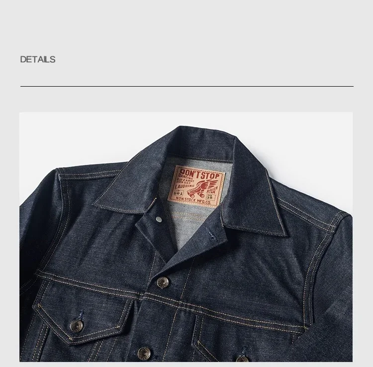 【RONRON】 NON COLLAR POCKET DENIM JACKET (3color) NON COLLAR POCKET DENIM JACKET BLACK - RONRON 론론