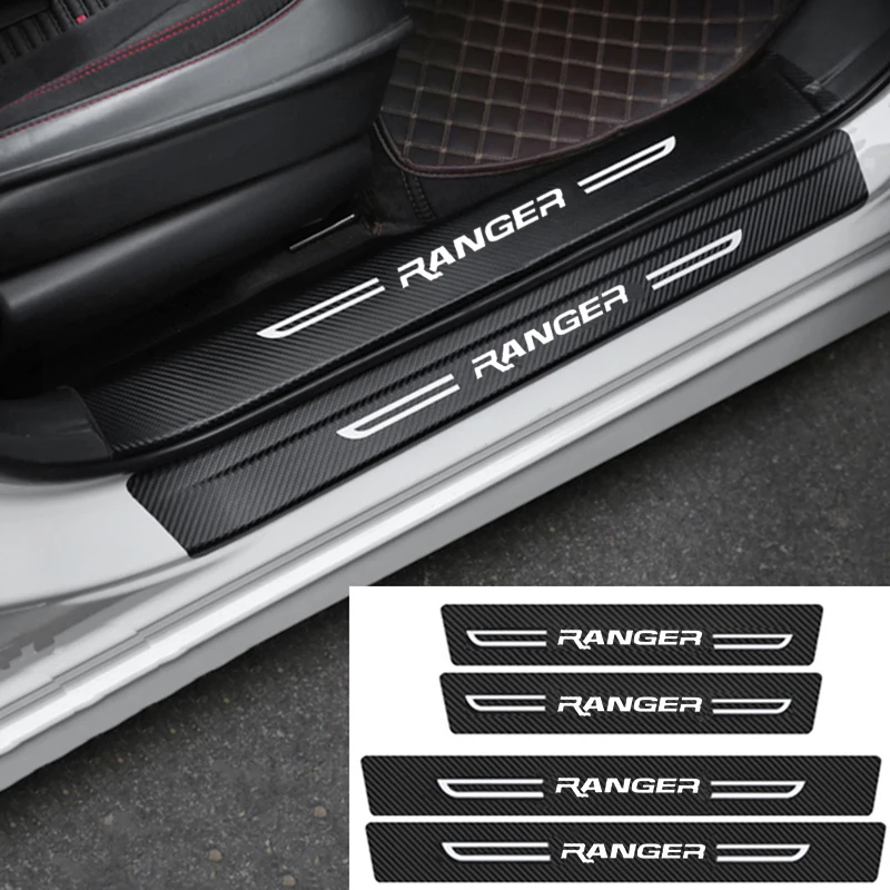 Car Decals for Ford Ranger Badge Door Sill Trim Threshold Stickers