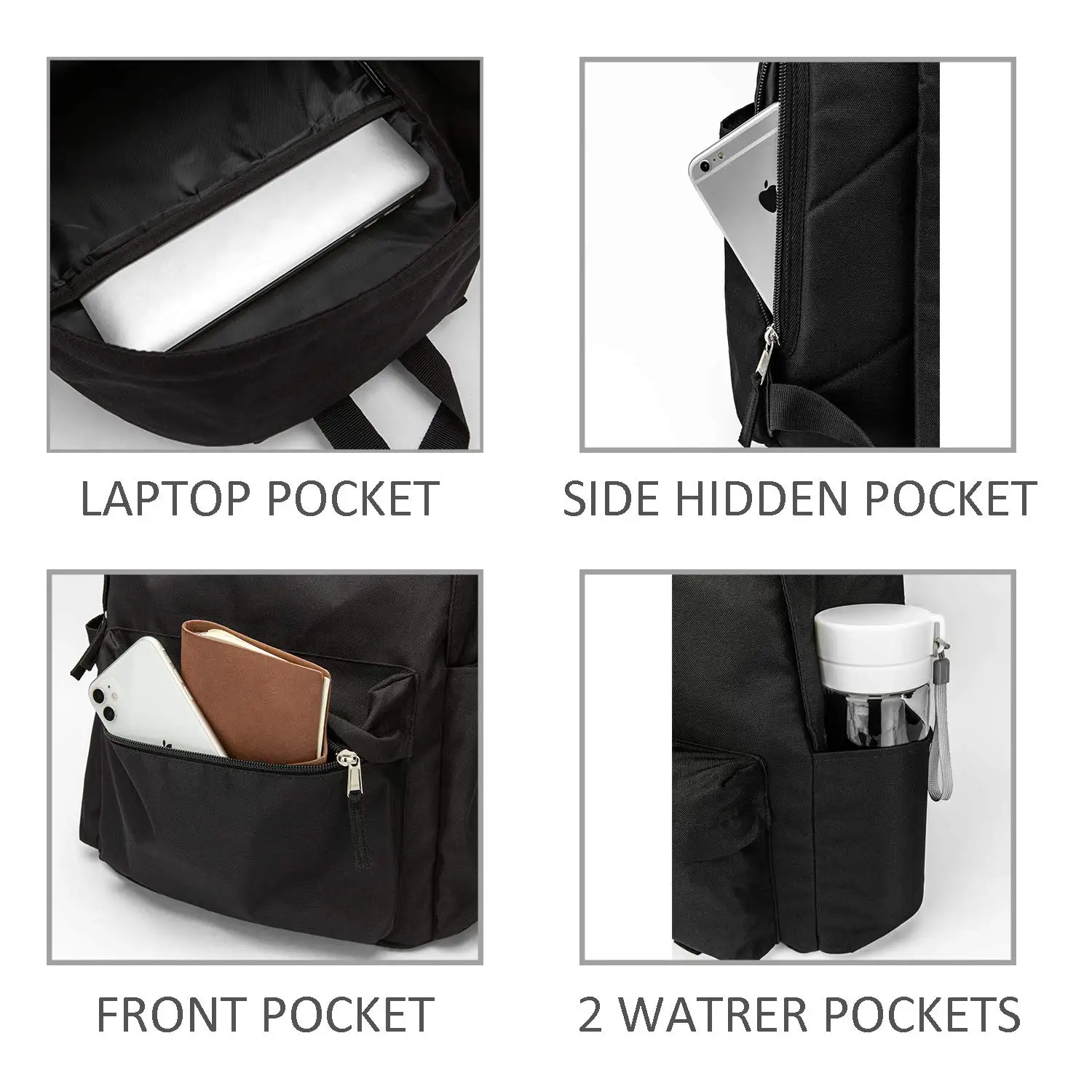 Backpack Lightweight Backpack for College Travel Work for Men and Women