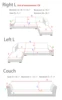 Non-Slip Sofa Covers for Living Room Chenille Sofa Cushion Couch Cover Modern Corner Sofa Towel Seat Pad Multi-size 2