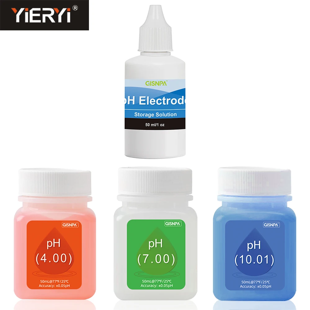 50ML pH Meter Calibration Liquid Kit pH 4.00 7.00 & 10.01 pH Meter
