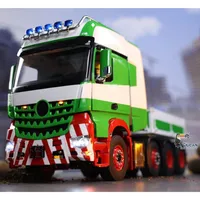 8*8 Metal RC Tractor Truck 1/14 LESU RTR Remote Control Car 1851 3363 Toucan DIY Sound Light Engineering Vehicle THZH1519 1
