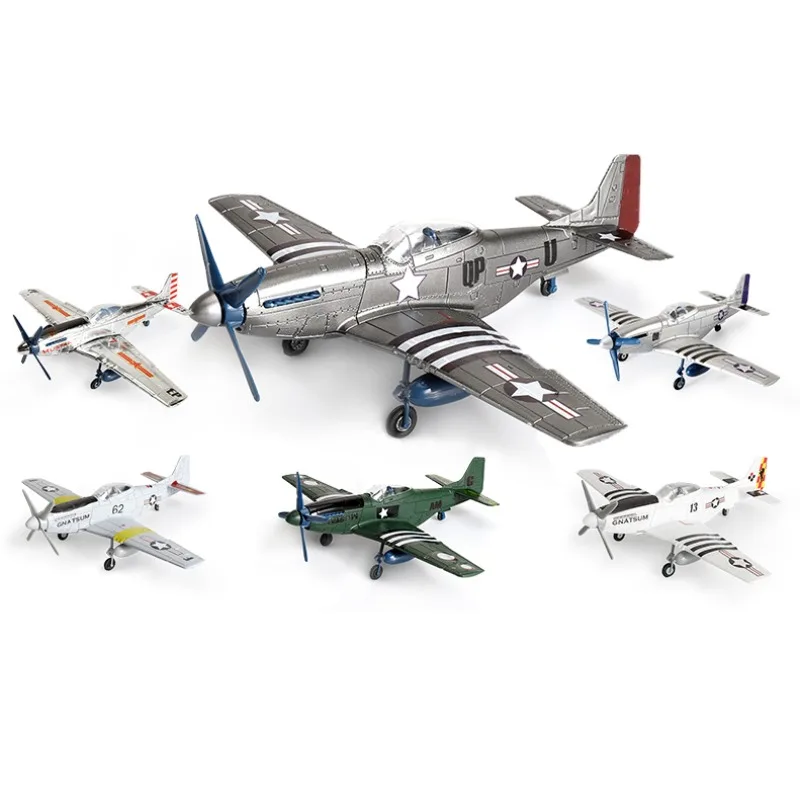 Modello Di Aeromobile Assemblato 4D World War Ii 1/48 P-51 Mustang Fighter Model Simulazione Giocattolo Militare Accessori Per Modelli Di Aerei