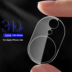 Curved Tempered Glass Camera Lens Protector Case - iPhone 17 e (Transparent)