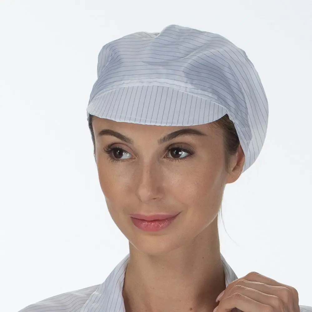 

Clean Room Food Caps Dust-proof Safety Anti-Static Caps Hats Beanies Dust Cap