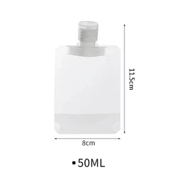 Enhanced Travel - Size Thickened Lotion and Shampoo Bottles Set - 10 Pieces (30/50/100ml) (10pcs 50ml)