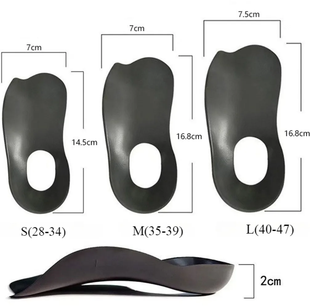Flat Foot O-Shaped Legs Insole for Shoes Correction Arch Support Plantar Fasciitis Orthopedic Insoles Men/Women Foot Care Insert