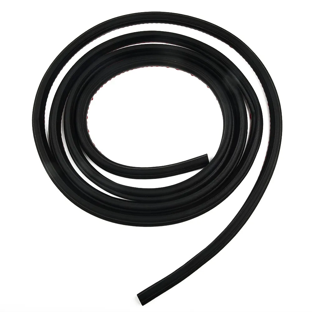

1set 2M Car Sealing Strip For Most Vehicles - Black, New, High Quality, Rubber Material, Reduces Noise, Waterproof, Dustproof