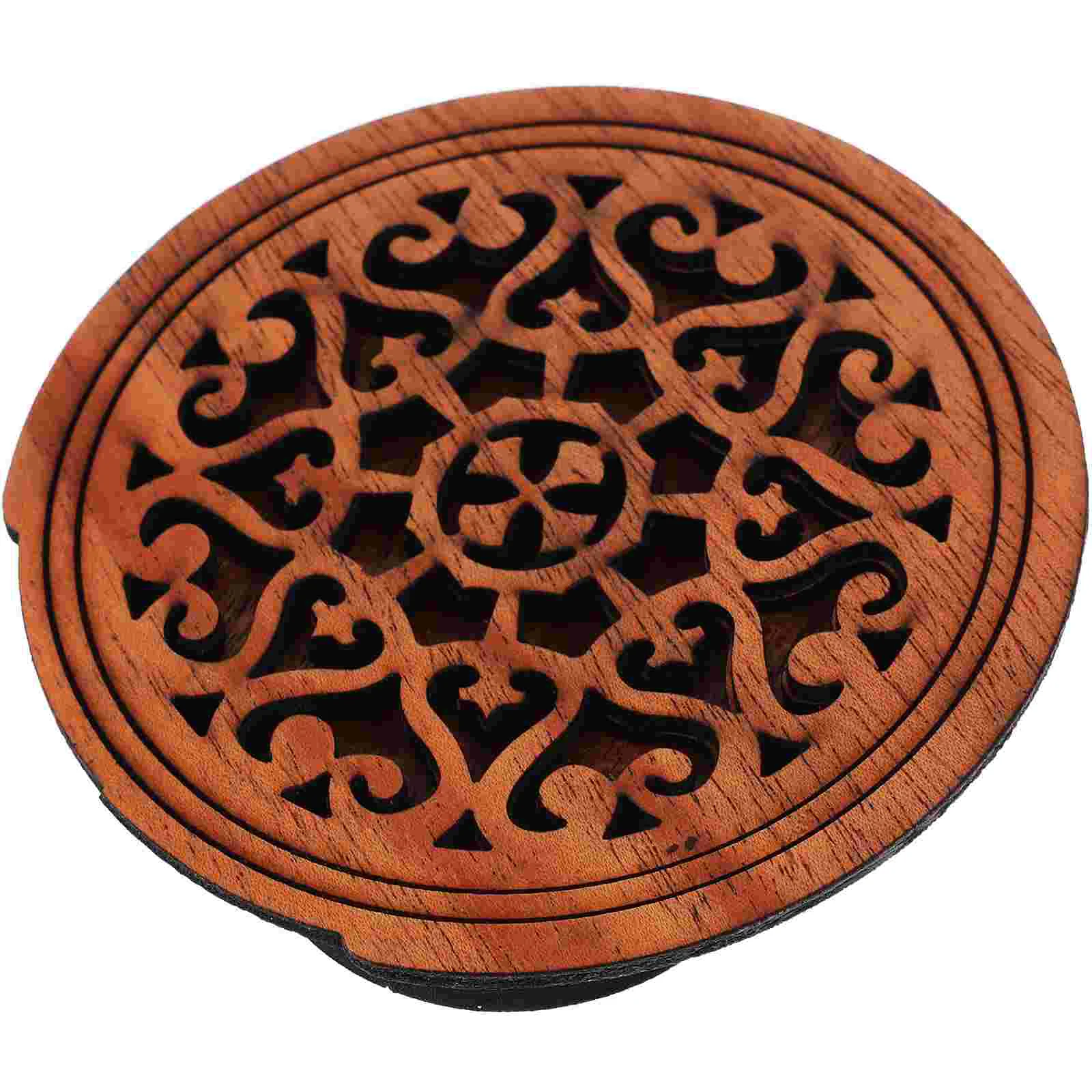 

Accessories Guitar Sound Hole Cover Feedback Muter Wood Soundhole Covers for Guitars