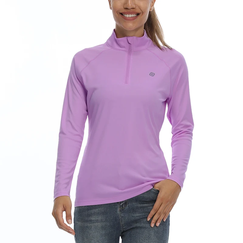 Women UPF 50+ Sun Protection Shirt Long Sleeve SPF UV Shirt Hiking Outdoor Top Lightweight Running T shirt 5
