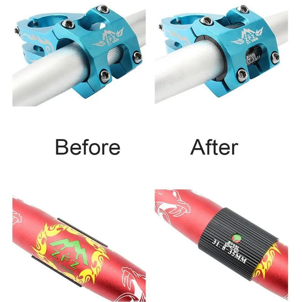 Aluminum Alloy Bicycle Handlebar Stem Adapter 25.4mm to 31.8mm/31.8mm to 35mm