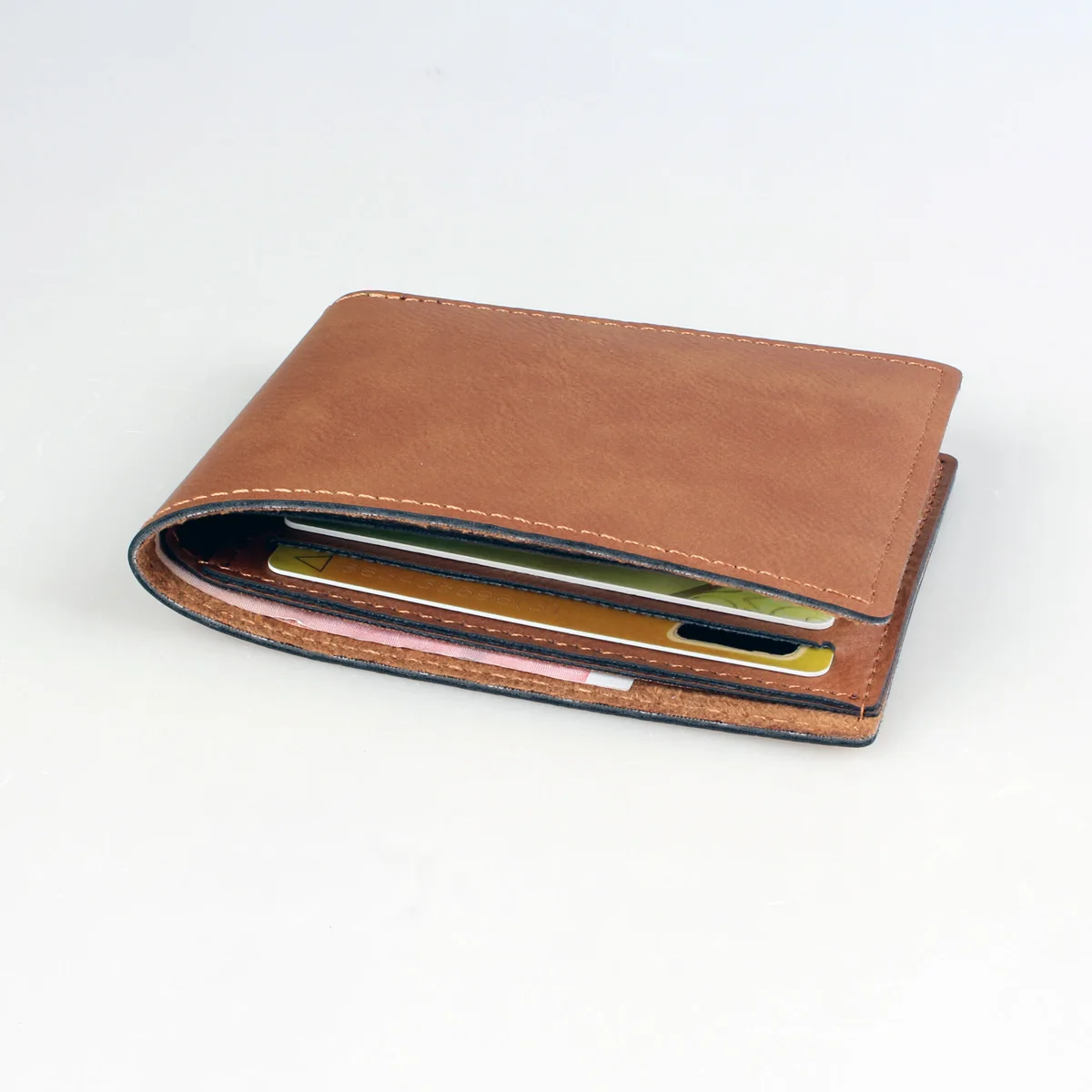 Imitation leather simple and high-quality men's wallet, fashionable and personalized women's card holder
