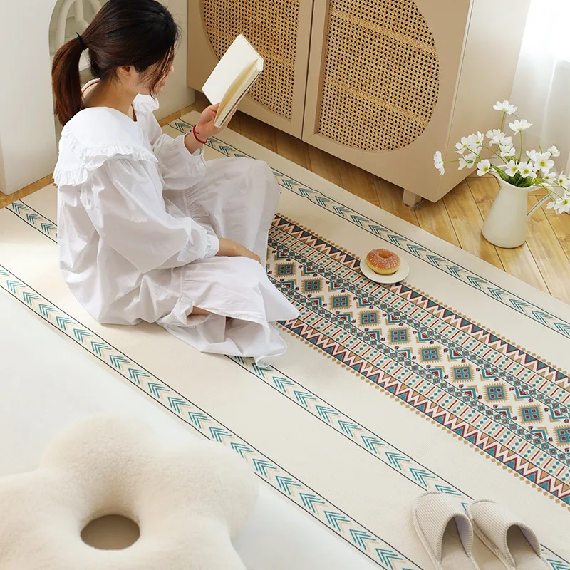 Nordic Retro style  princess letter Carpets For Living Room Bedroom  Salon Home Rugs