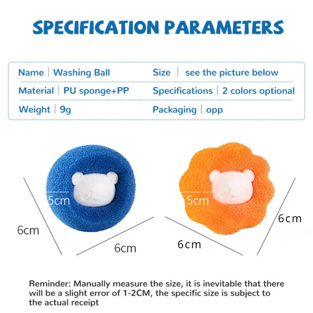 1-10pcs Downy Pet Laundry Hair Fabric Softener Remover Washing Capsules Reusable Spherical Machine Filter Cotton Patch Cats Fur