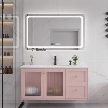 Deluxe Double Basin Vanity Set — Green, Pink, or Custom 3