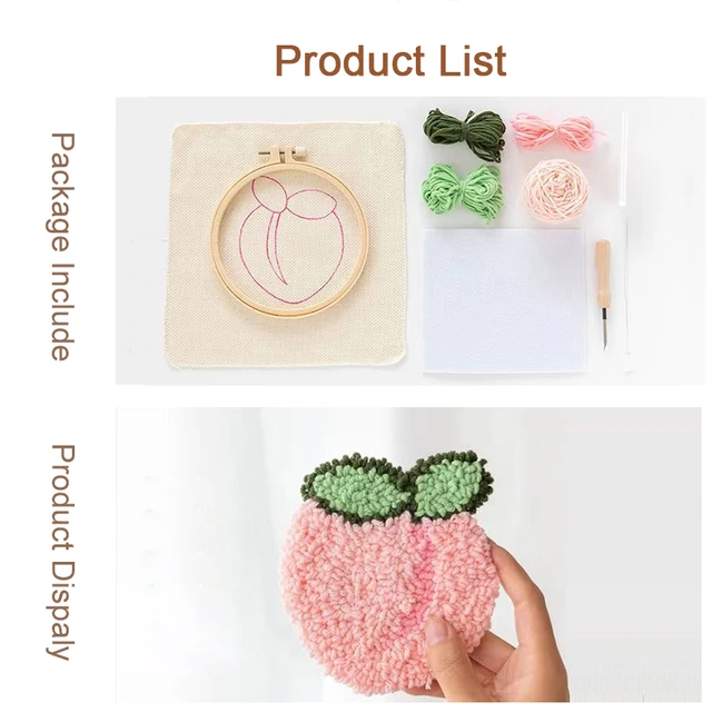 Craft Punch Needle Coasters Kit: A Creative and Relaxing DIY Project