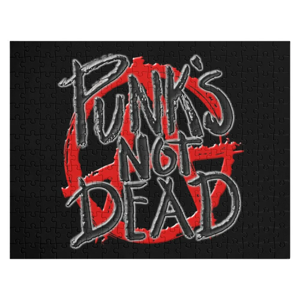 

PUNKS NOT DEAD Jigsaw Puzzle Personalised Puzzle Custom Puzzles With Photo Toys For Children Baby Toy