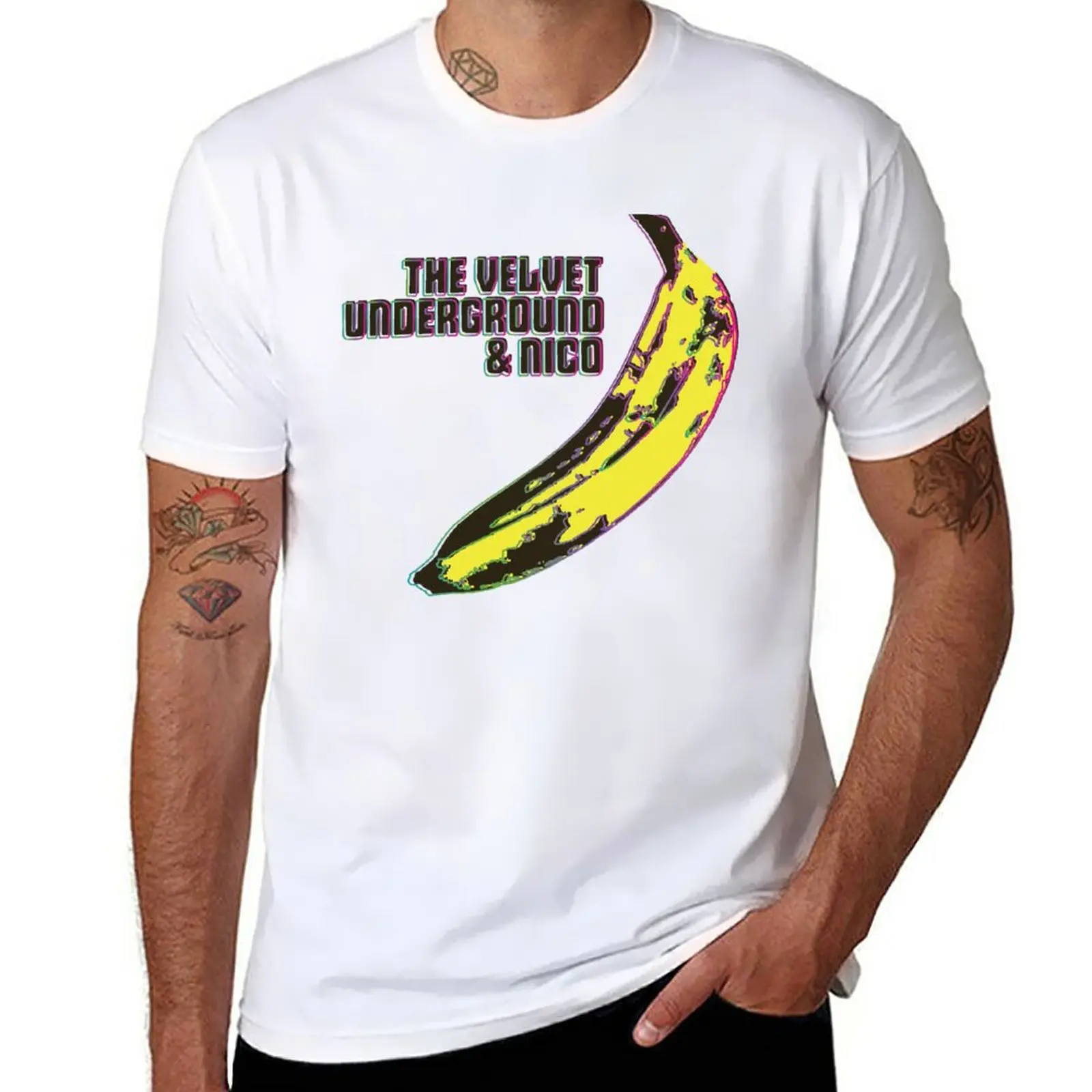 

New Velvet Underground 70s 1970s Retro Vintage T-Shirt funny t shirts black t shirt men t shirt