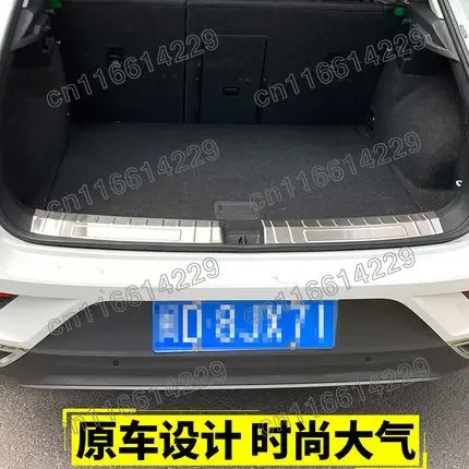 

Trim For VW Volkswagen T-ROC T ROC 2017 2018 2019 2020 2021 stainless steel Rear Bumper Protector Sill Trunk Tread Plate