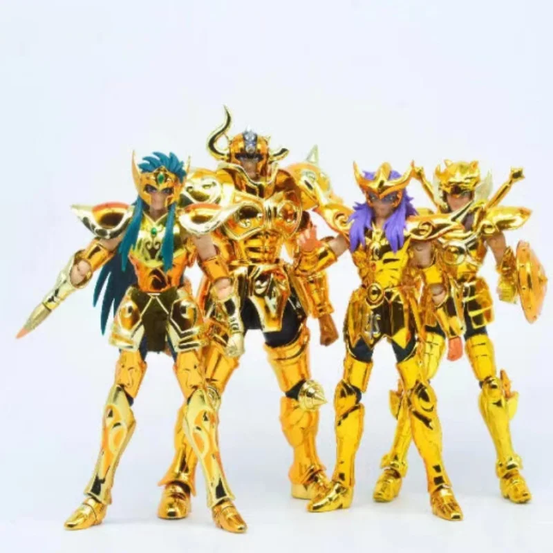 SG Model Saint Seiya Gold Saints Knights of the Zodiac Camus Milo Dohko With Object Metal Armor Action Figure 10cm D.D.P Size