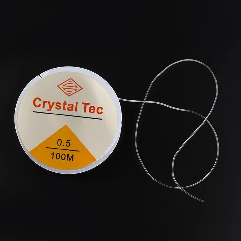 Elastic Bracelet Cord 2pcs Transparent For Jewelry Making And Bracelet Necklace Making For Sewing Thread