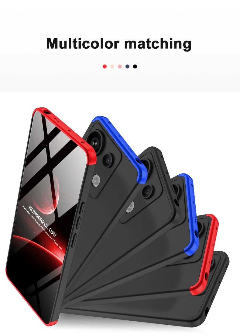 Case For Xiaomi Redmi Note 13 Pro Plus Shockproof Armor Protective Matte Hard Pl