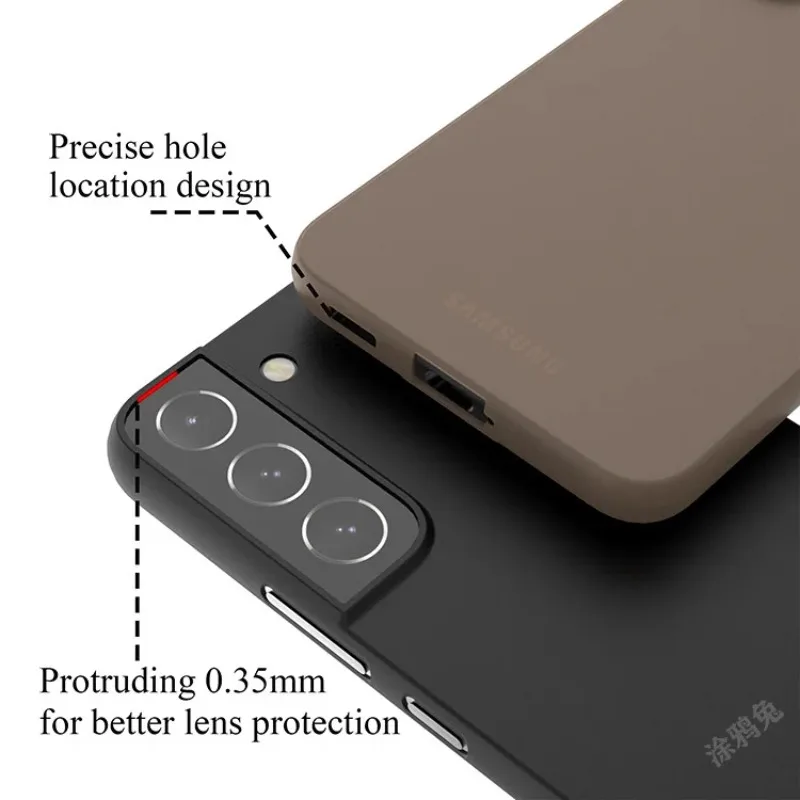 Ultra Thin Shockproof Luxury Phone Case - 0.35mm Slim PP Back Cover