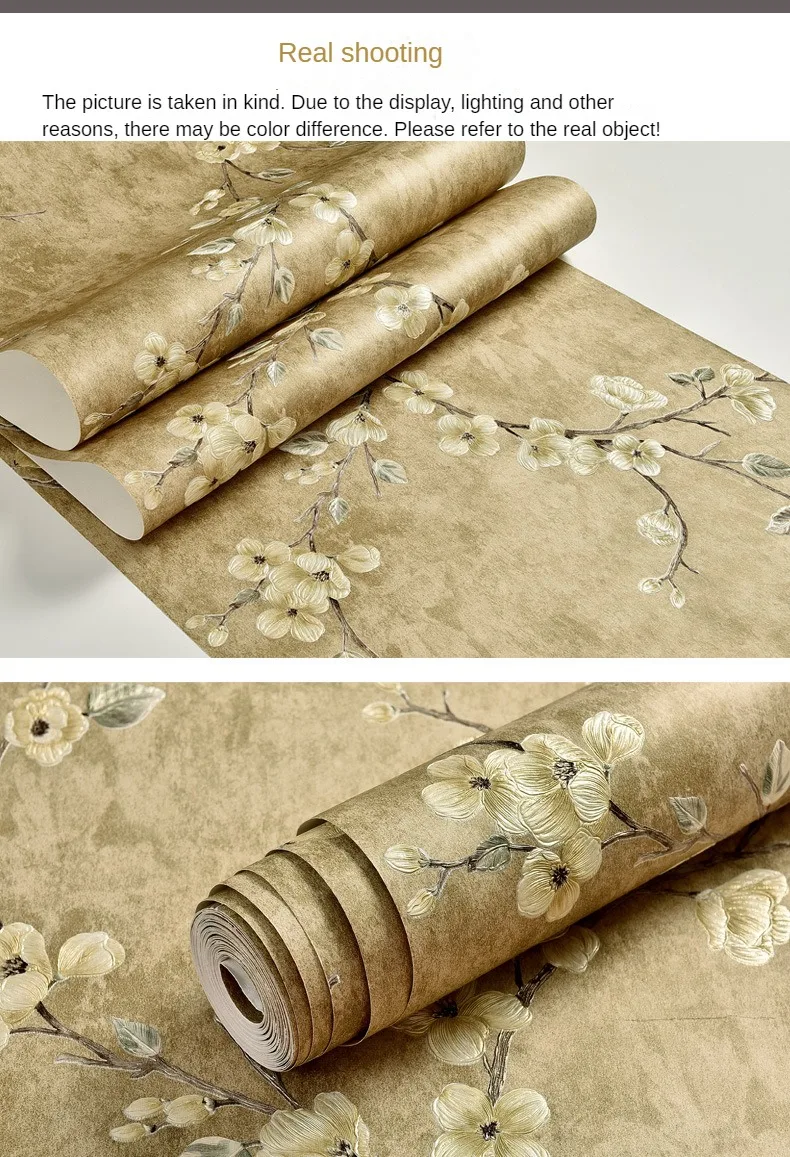 Papel De Parede Floral Auto-adesivo Quarto Garota