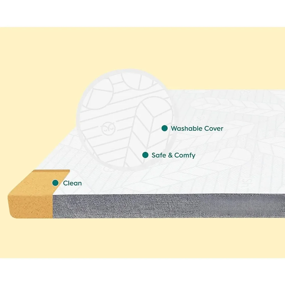 Gel Infused Mattress Toppe Twin XL, Thick, Cooling Memory Foam, Washable Cover, College Dorm Room Essential Mattress Toppers