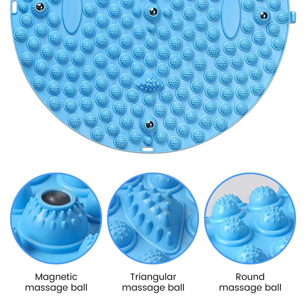 37cm Magnetic Foot Massage Pad Acupressure Yoga Mat Finger Pressure Board Muscle Relaxation Feet Training Tool Acupoint massager foot massage pad