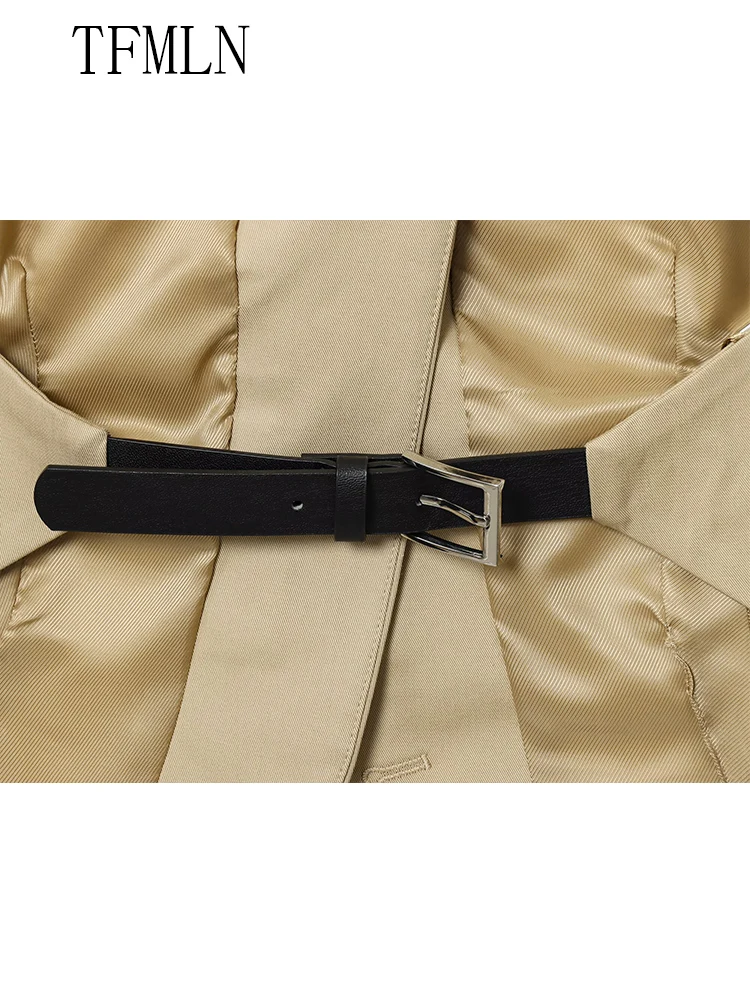 Sexy Women Solid Halter Top Straight Pant Sets 2025 Autumn Chic Backless Sleeveless Tops Zipper Causal Trousers With Belt Outfit