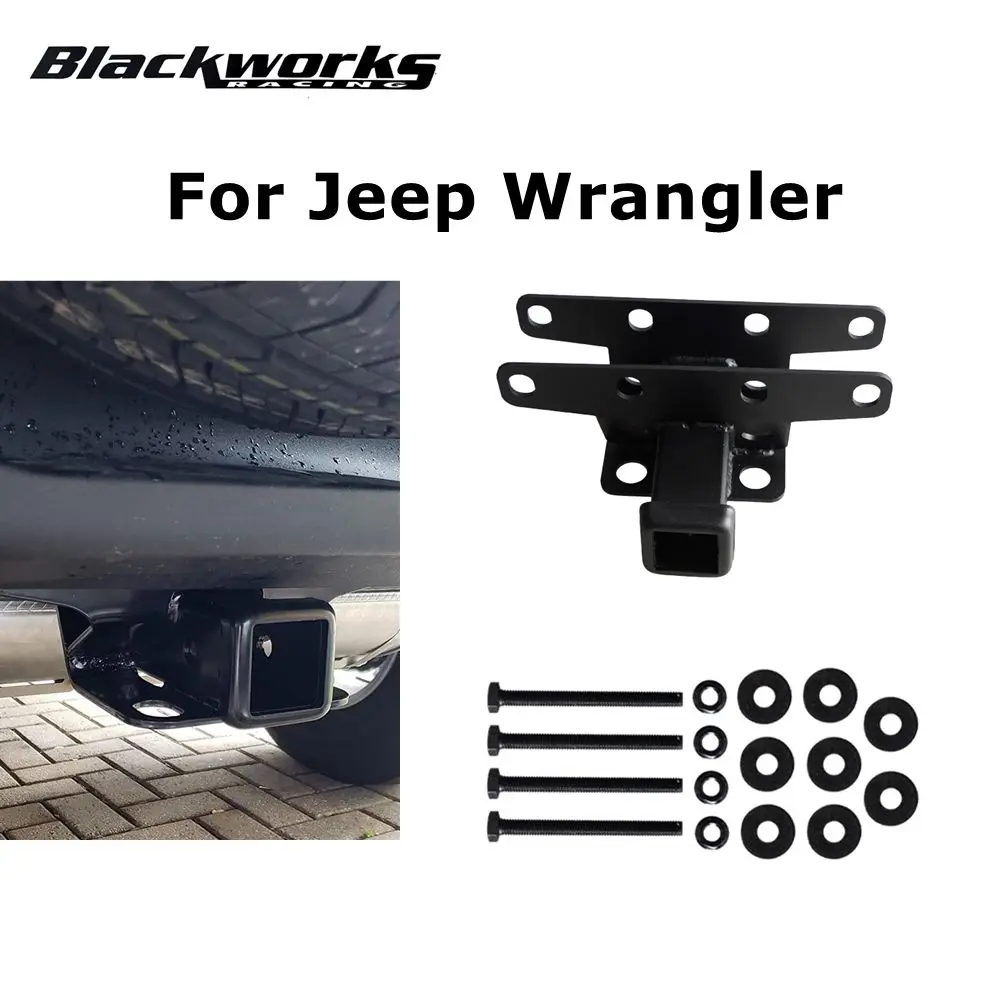 

High Quality Rear Tractor Trailer Hook Towing Hitch Rescue 2inch Tow Accessories kit for Jeep Wrangler JK JL 2&4 Door 2007-2022