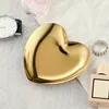 1pc Heart-shaped Jewelry Storage Tray, Stainless Steel Jewelry Storage Tray 6