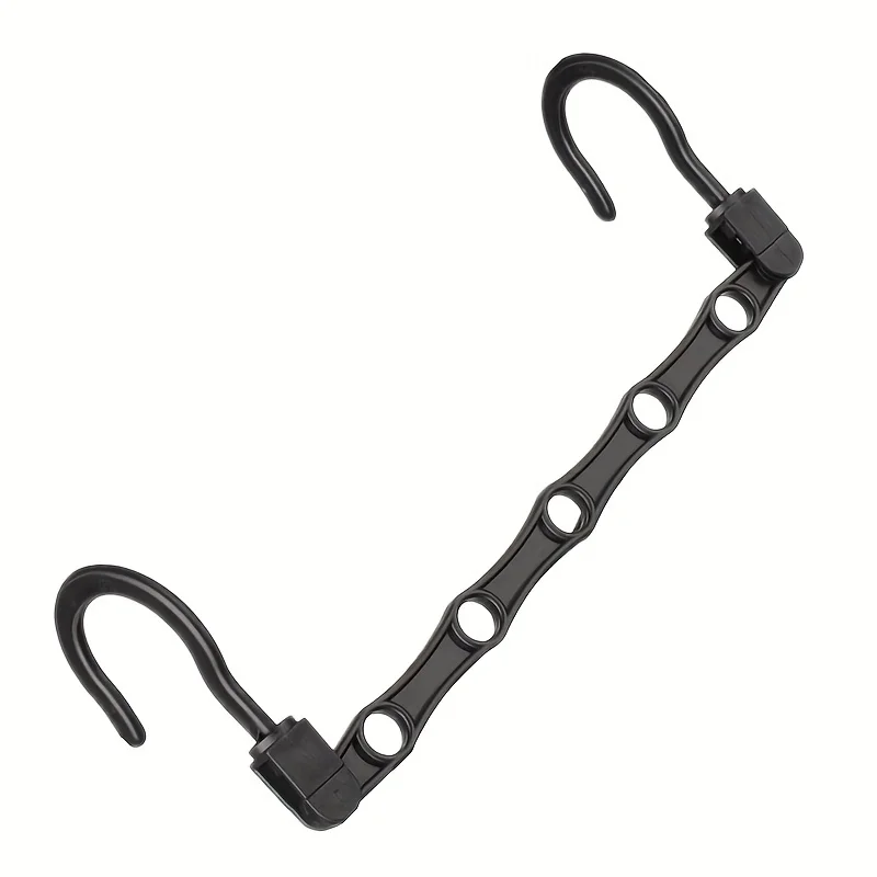 Çok Fonksiyonlu Kanca Yerden Tasarruflu 5 delikli Plastik Askı Basit Katlanır Rüzgar Geçirmez Askı Uygun Daireler Yurtlar Aileler