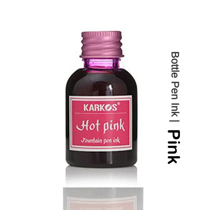비탄소 잉크 만년필 잉크 카트리지 리필 플라스틱 병 펜, 사무용품 문구, 10/1 개, 30ml