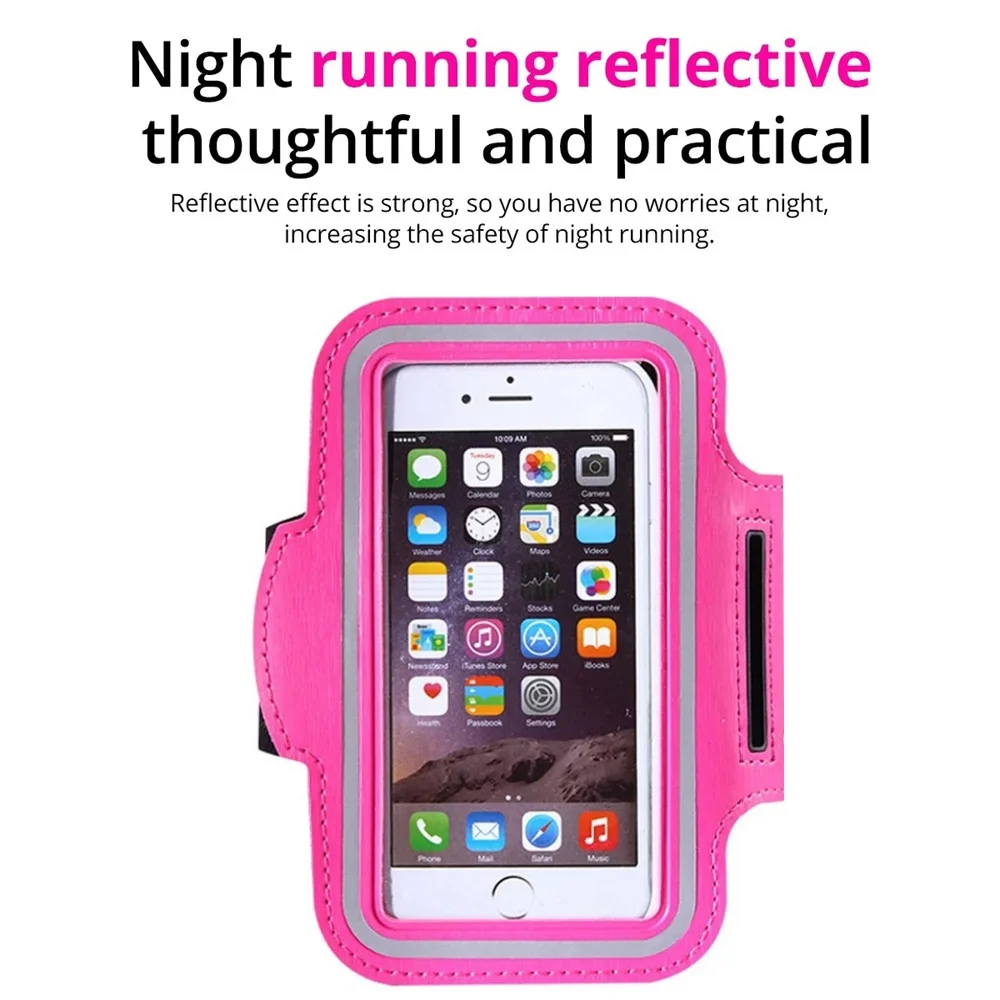 Mobile Phone Armband Outdoor Sports Gym Running Holder Arm Band Case For iPhone Samsung Xiaomi Huawei Breathable Phone Holder