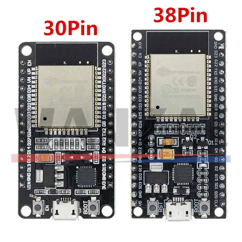 บอร์ดพัฒนา ESP32 WiFi + Bluetooth สำหรับโปรเจกต์อัจฉริยะ