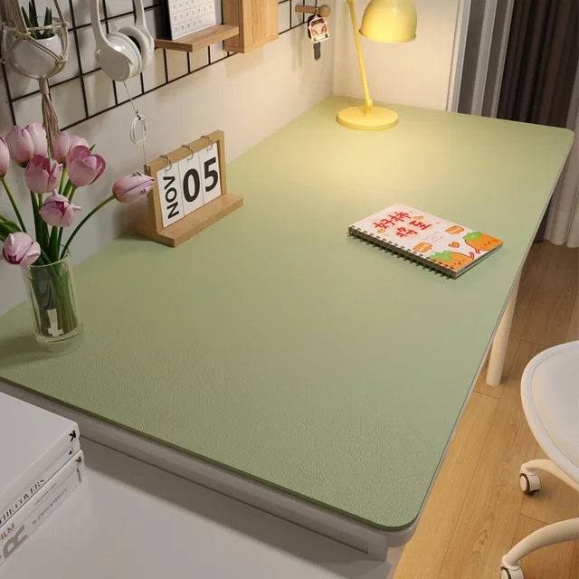 Leather Table cloth for Home Easy Clean Table Protector Waterproof Tea Coaster Large Desk Mat Anti-Slip Gamer Keyboard Mouse Mat 4