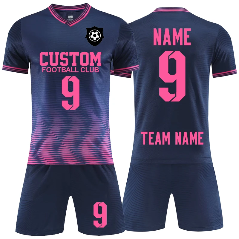 Kids Adult Football Training Uniform Premium Material Soccer Match Football Jersey For Team New Designs