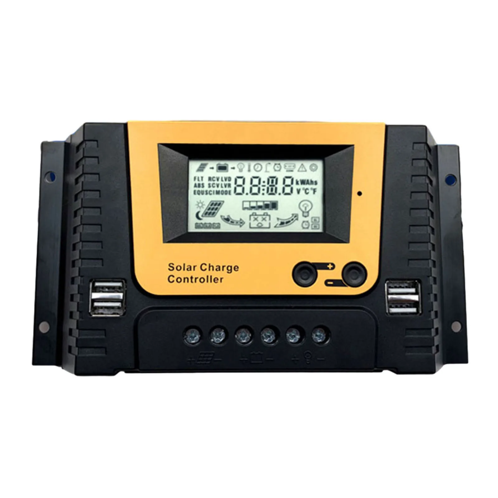 

1PCS VT6048 60A Solar Charge Controller 12/24/36/48V PWM Solar Charge Controller 4 USB Ports Electrical Equipment Supplies
