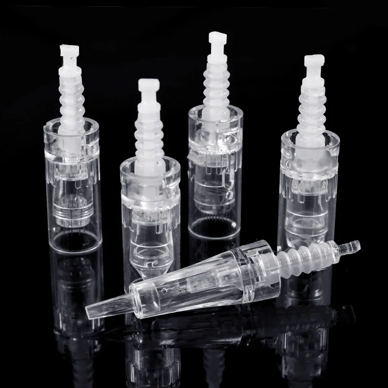 Microneedling Needle Cartridge 10/50Pcs Bayonet Cartridge Replacement N2 M5 M7 E30 24 PIN/36PIN /3D Nano Micro Skin Needle Tip