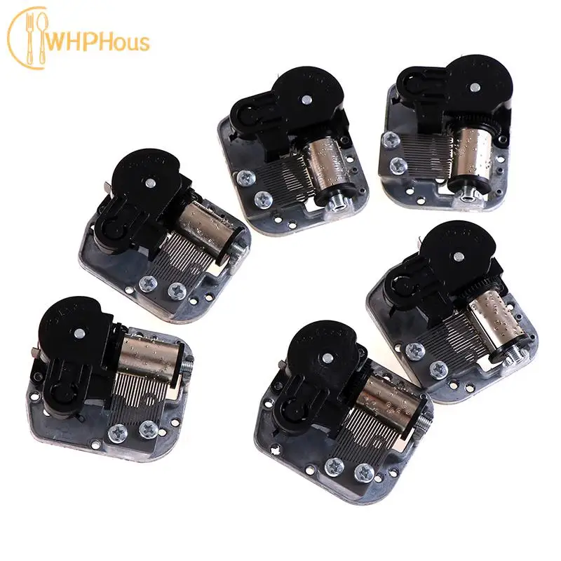1pc 6 styles Mechanical DIY windup music box sankyo musical movement+screws+key
