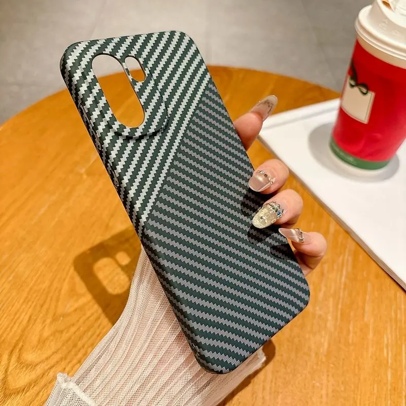 Ultra-Thin Carbon Fiber Texture Case with Heat Dissipation and Anti-Drop Protection