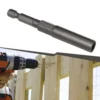 1pc Hex Sockets 80mm Sleeve Nozzles Nut Driver Screwdriver Nut Bolt Drill Bits 1/4inch Hex Socket Wrenches 5.5-19mm Accessories
