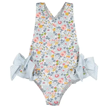 Girls Swimsuit  Amoi Baby One Piece Sling Print Cute Beach  Bikini Swimwear Baby Girl Swimsuits 2-7Y biquini infantil menina 1