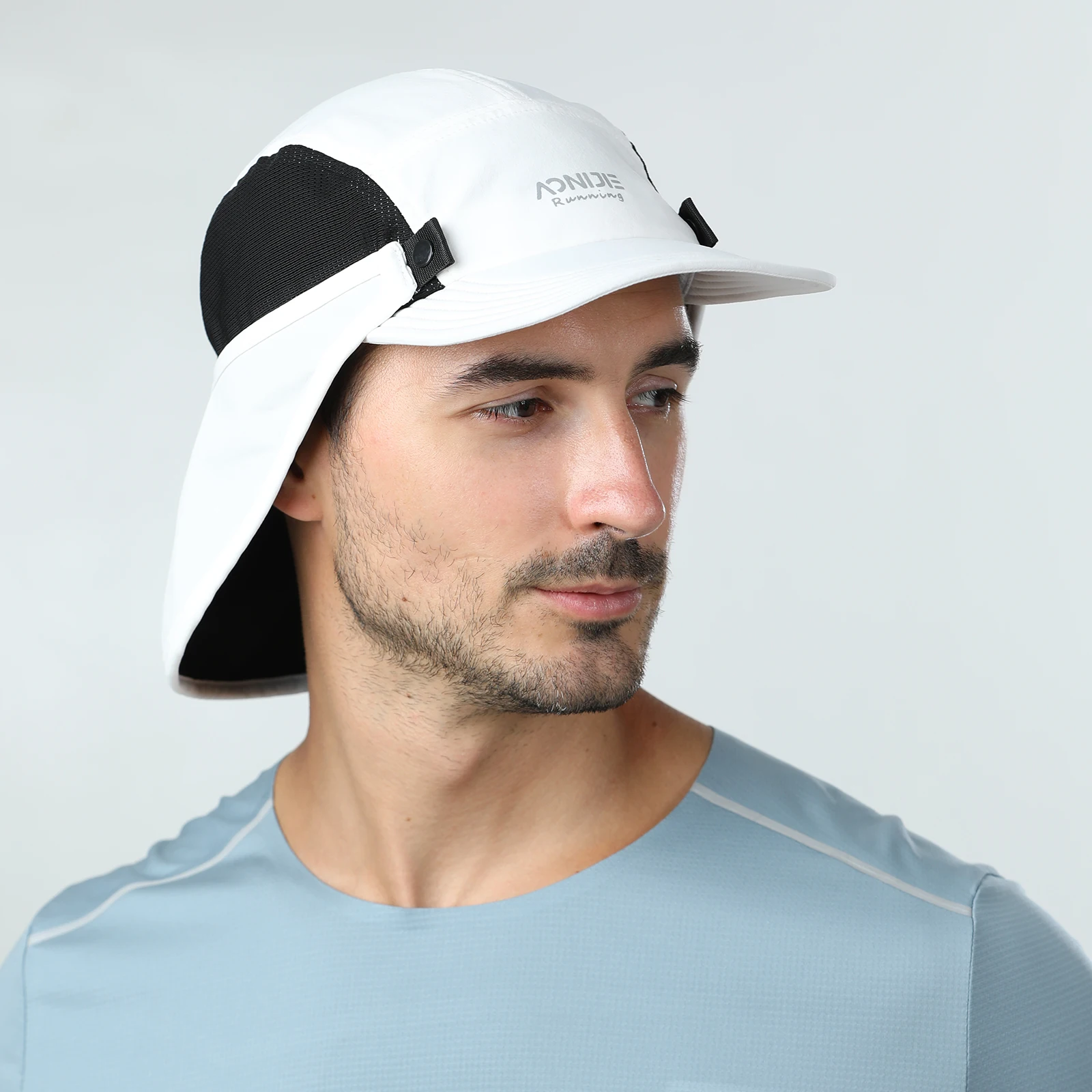 AONIJIE E4610 berretti sportivi uomo donna protezione solare campeggio escursionismo cappello da pesca staccabile 2 in 1 berretto da Golf da corsa cappello di protezione solare