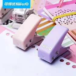 Single Ring Mini Hole Punch 1 Hole Cute Paper Punch 10 Sheet Puncher for Scrapbook Paper Craft School Office Supplies Stationery