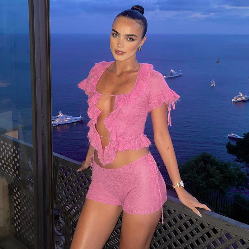 Mutandine Tema Alice Nel Paese Mutandine Francesi Donna In Raso Satinato Scanalato - Taglie S-XXL, Effetto Volant, Tema Sissy/CD/drag, 95% Poliestere 5% Elastan Pantaloncini Pizzo