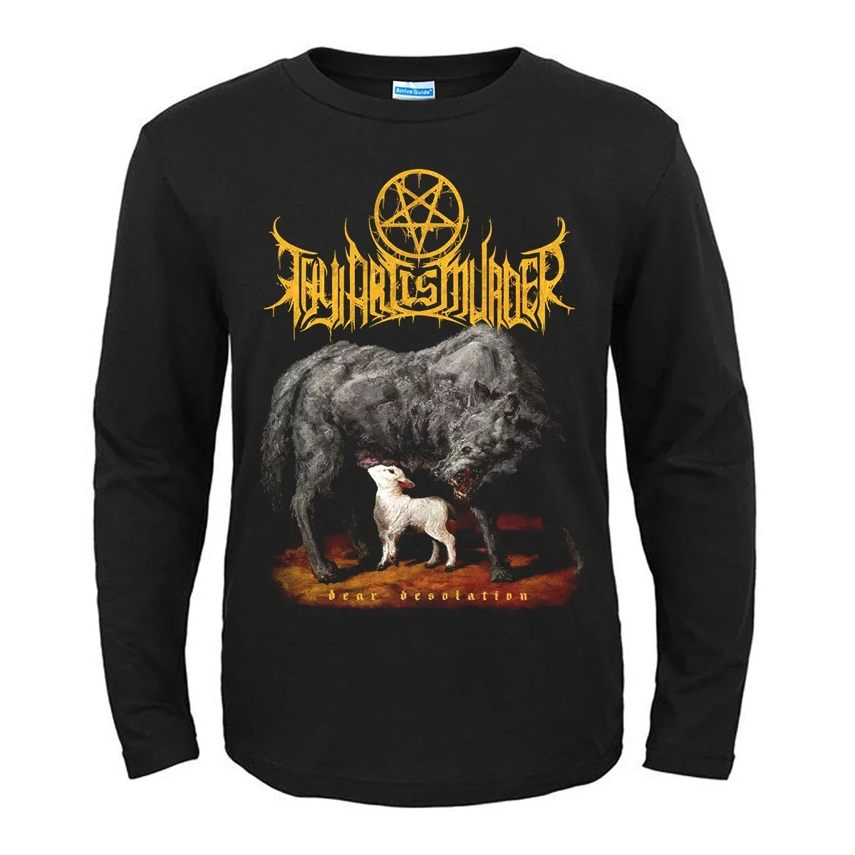 

Thy Art Is Murder Heavy Mental Band T-shirt Mens Cotton Tshirt Casual Long Sleeve Graphic Tee-shirt Harajuku Streetwear T Shirts